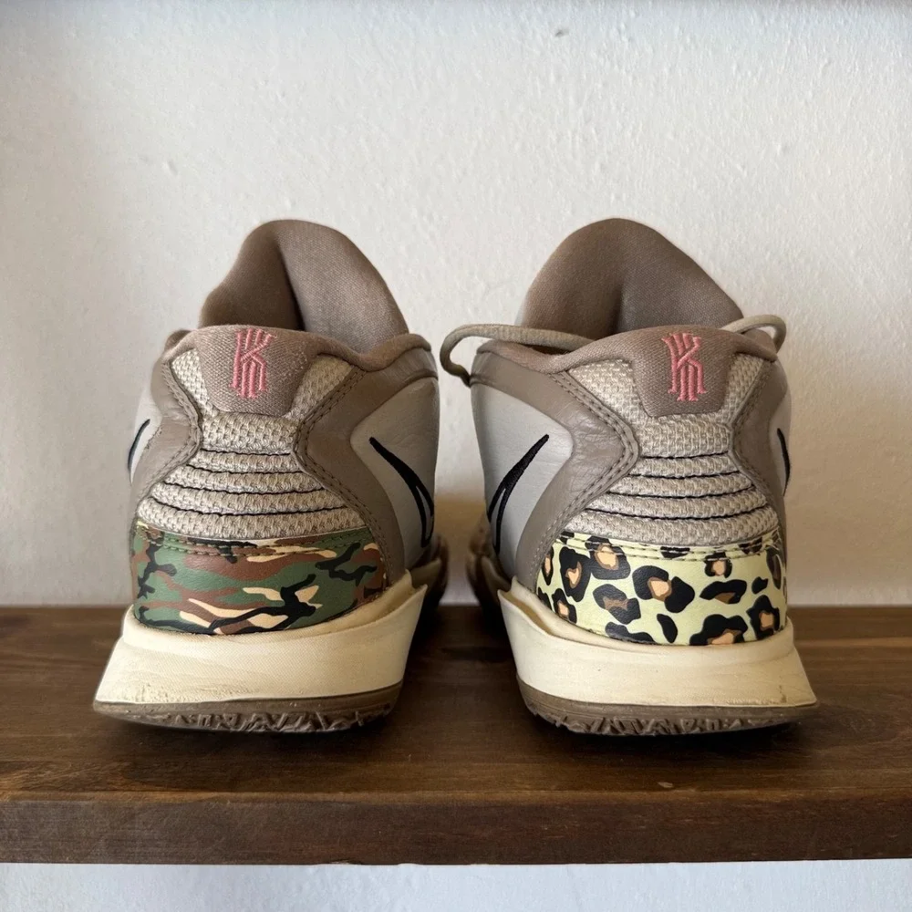 Nike Kyrie Infinity Leopard Camo Sneakers Youth 6.5Y Basketball Shoes DD0334-006